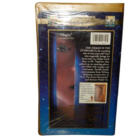 The Indian In The Cupboard vintage VHS in original plastic clamshell case - Picture 6 of 10
